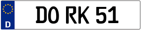 Truck License Plate